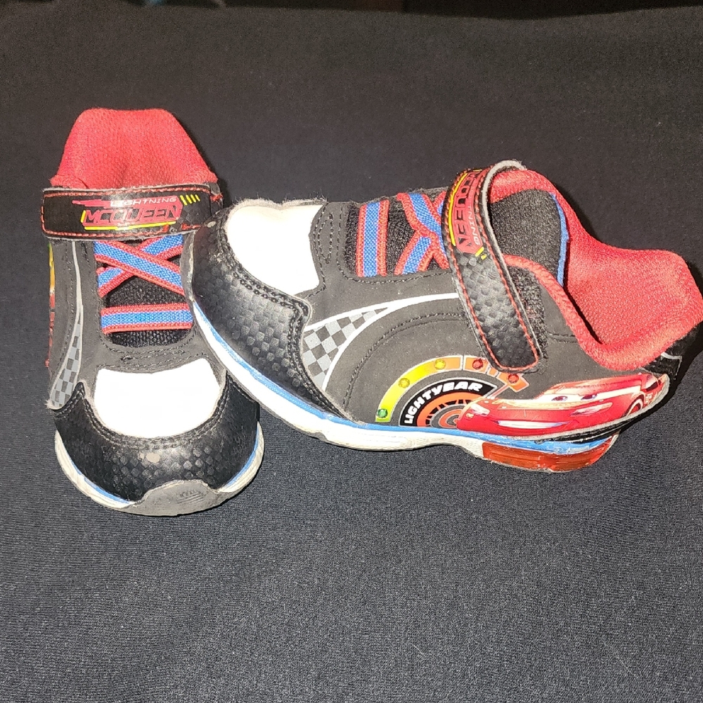Kids Black and Red Shoes